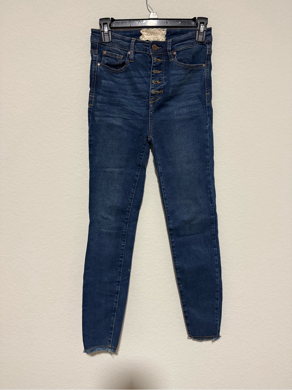 Altar'd State Dark Blue High-Rise Skinny Jeans NWOT